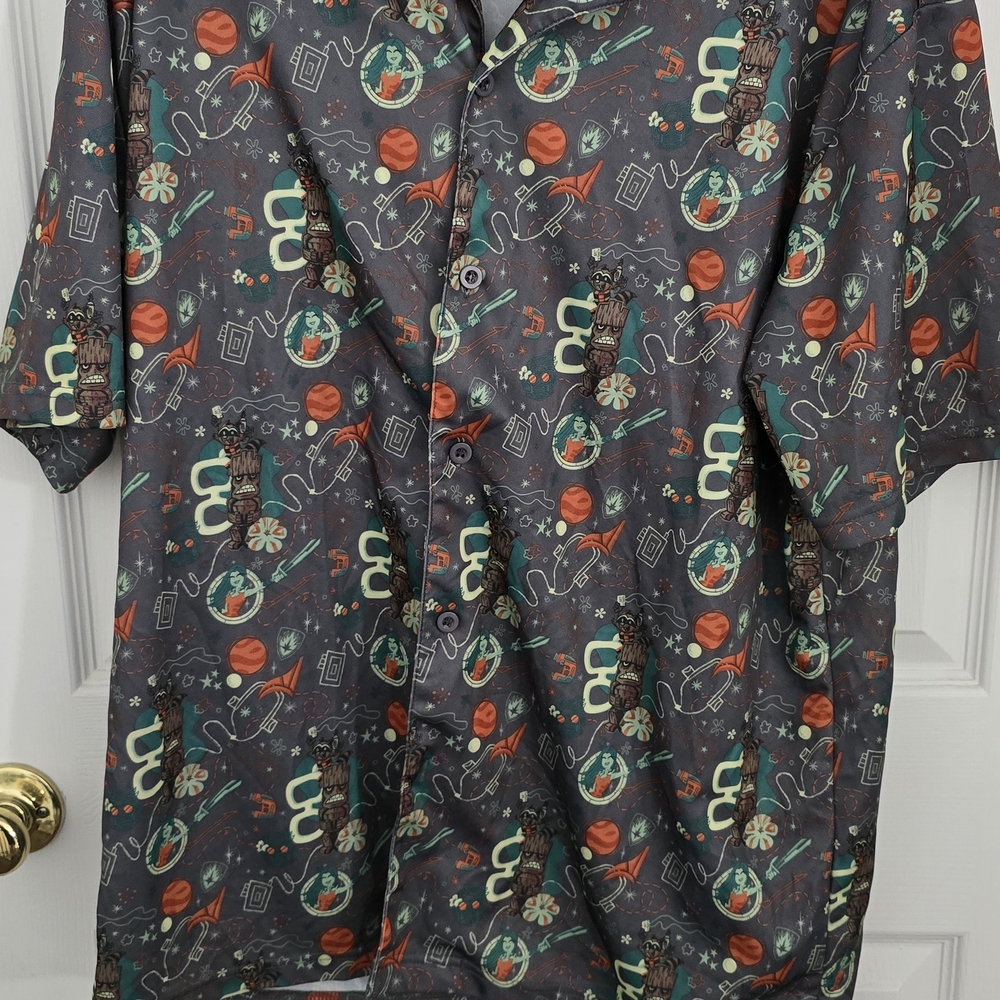 RSVLTS Gardians Of The Black and Red Casual Button Down Shirt w